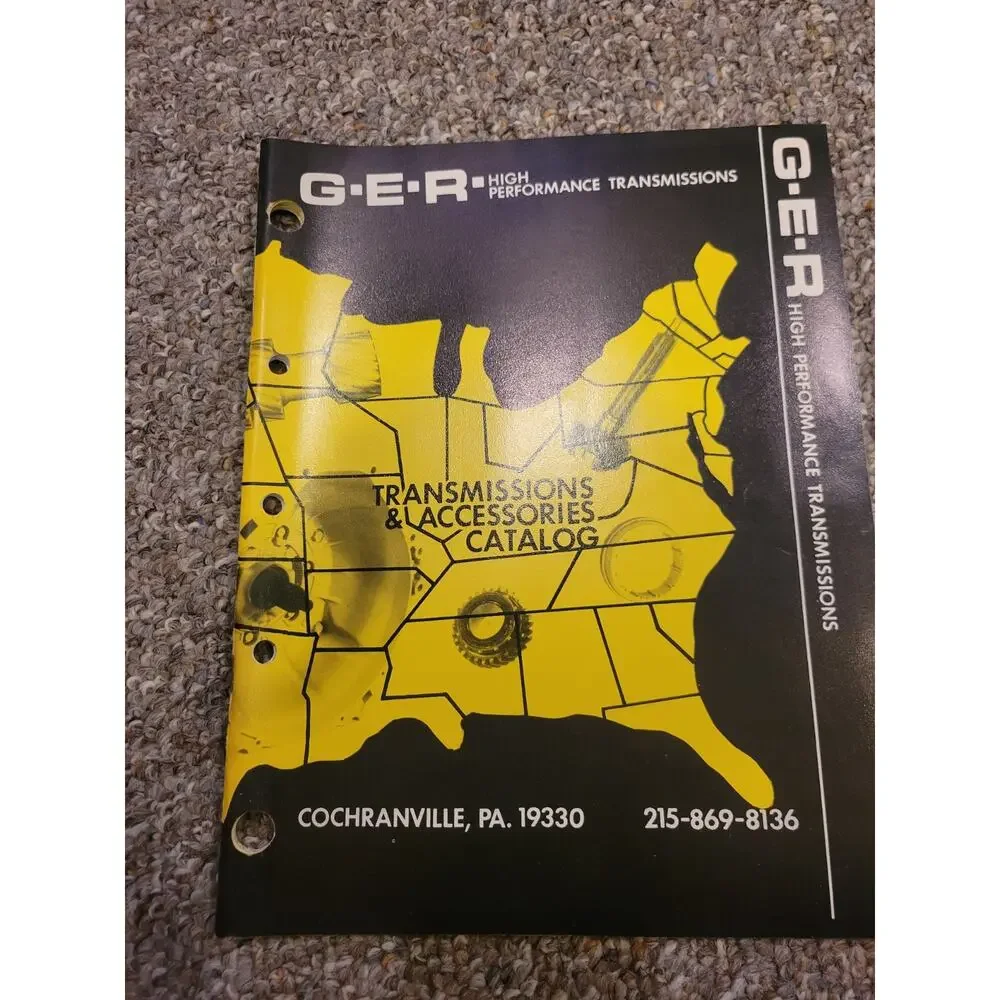 Vtg G-E-R High‎ Performance Transmissions & Accessories Classic Cars Catalog